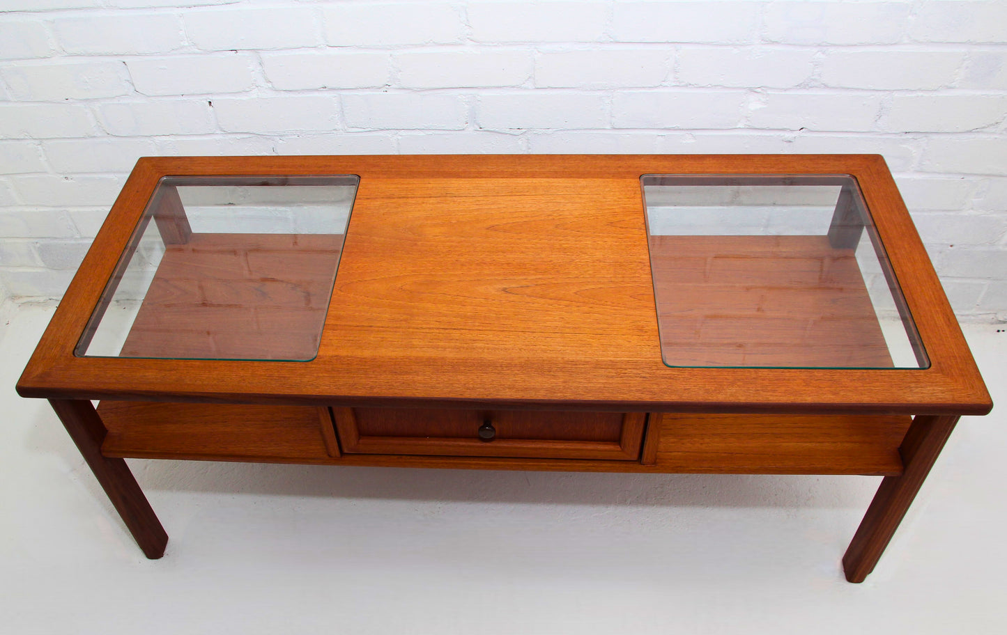 Vintage Teak G Plan Coffee Table with two-way drawer