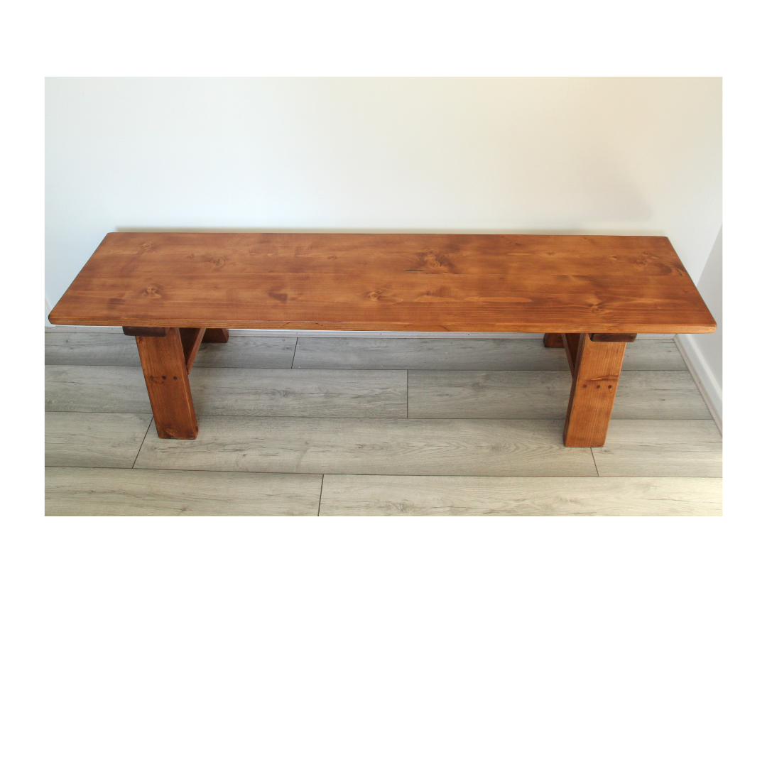 Signature handmade bench