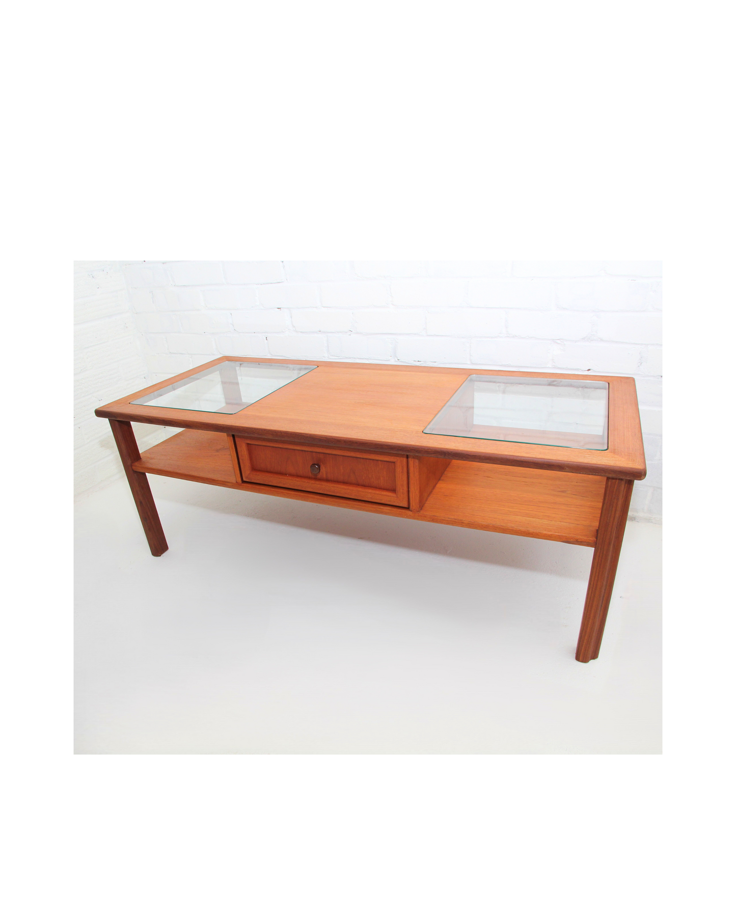 Vintage Teak G Plan Coffee Table with two-way drawer